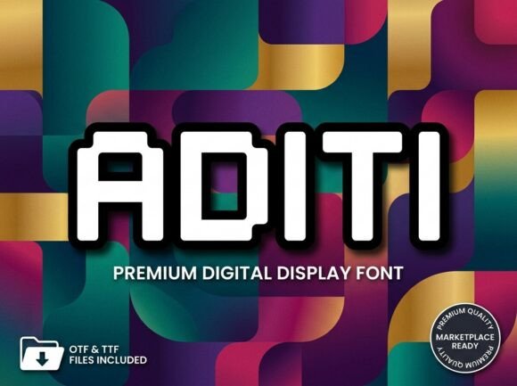 Aditi: The Premium Display Typeface for Modern Editorial Design