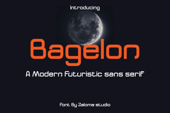 Bagelon: The Futuristic Sans Serif Typeface for High-Tech Branding