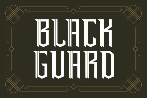 Black Guard: The Bold Gothic Typeface for Modern Campaigns