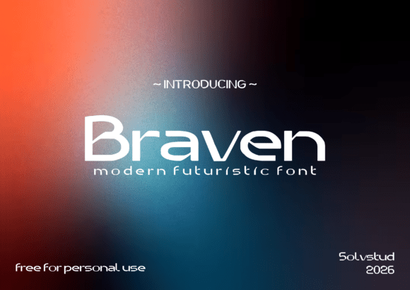 Braven: The Modern Futuristic Font for High-Impact Digital Design