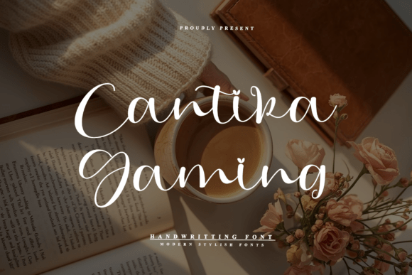 Cantika Gaming: The Perfect Handwritten Font for Your Craft Business