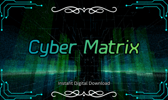 Cyber Matrix: The Futuristic Typeface for Bold Maker Brands