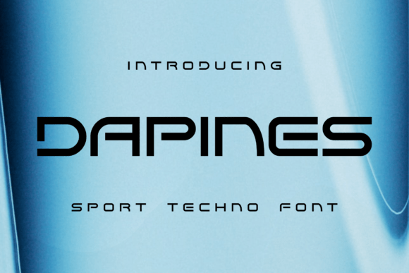 Dapines: The Bold Display Font for Space-Age Brand Campaigns