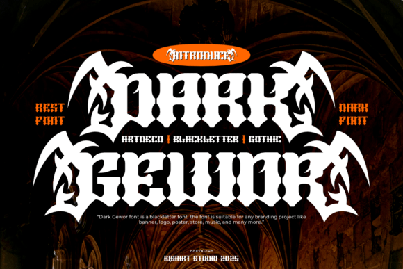 Dark Gewor: The Premium Blackletter Typeface for Bold Editorial Design