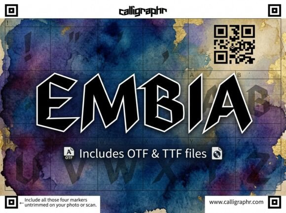 Embia: The Sharp Geometric Font for High-Impact Campaigns