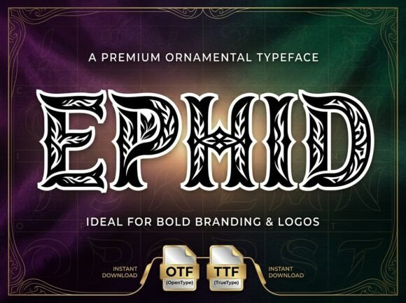 Ephid Bold Display Font for High-Impact Branding