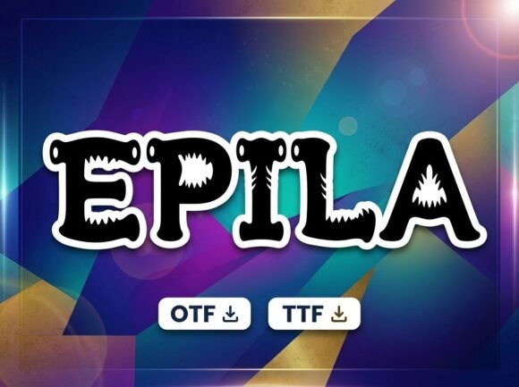 Epila: A Premium Display Typeface for Creative Makers