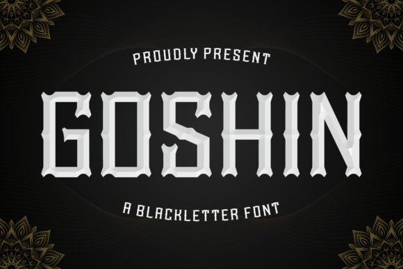 Goshin: A Modern Blackletter Typeface for Bold Editorial Design