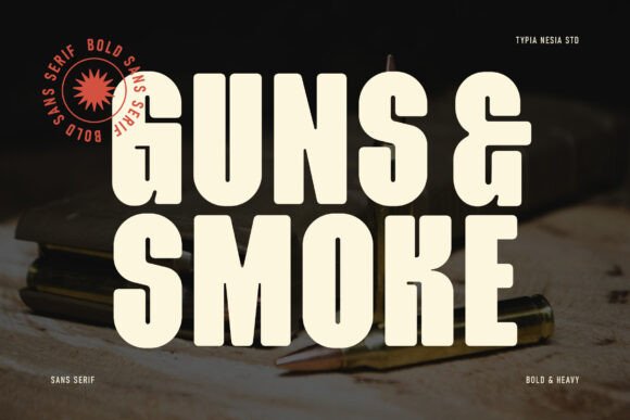 Guns Smoke: The Bold Font for High-Impact Campaigns