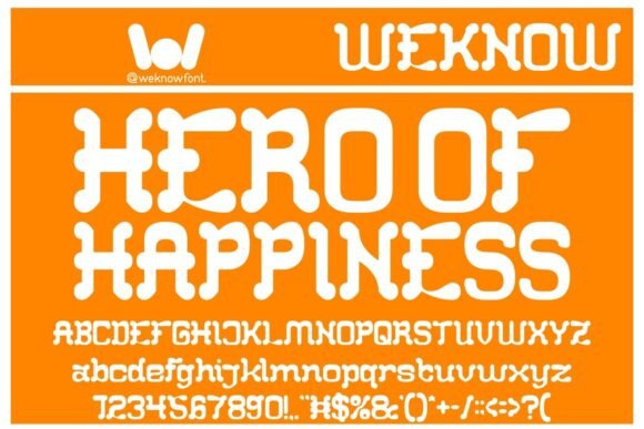 Hero of Happiness: A Dynamic Display Typeface for Joyful Editorial Design