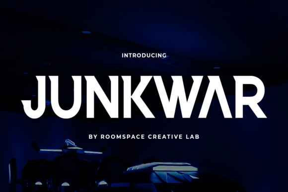 Junkwar: The Bold Display Font for Creative Product Design