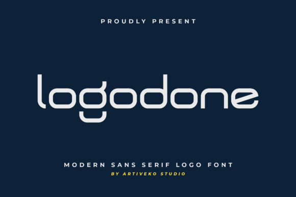 Logodone: A Futuristic Sans Serif Font for Bold Maker Brands