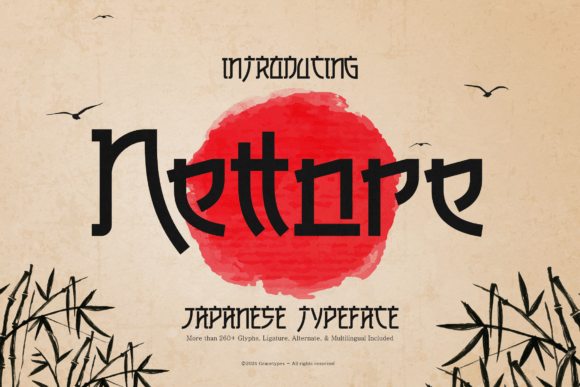 Nettore Typeface: A Bold Display Font for Modern Branding