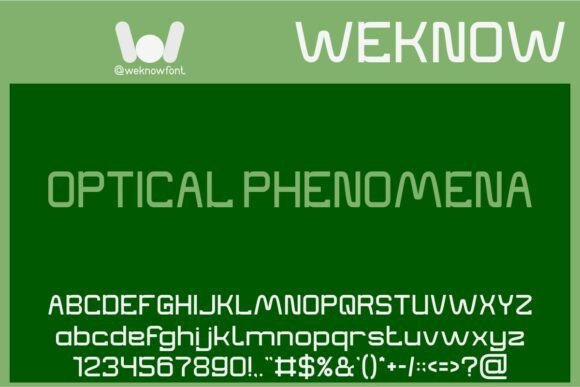 Optical Phenomena: A Futuristic Sans Serif for Modern Branding