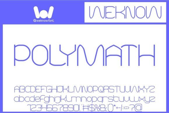 Polymath: A Futuristic Sans Serif Typeface for Modern Campaigns