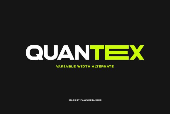 Quantex: The Futuristic Sans Serif Typeface for Digital Campaigns