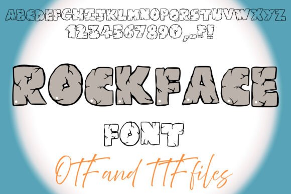Rockface: The Bold Display Font for Rugged Craft Projects