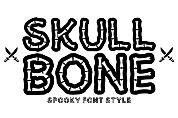 Skull Bone: The Ultimate Eerie Decorative Font for Crafters