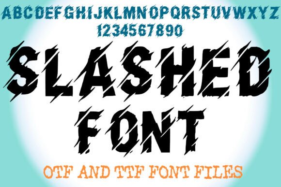 Slashed: A Bold Display Typeface for High-Impact Crafts