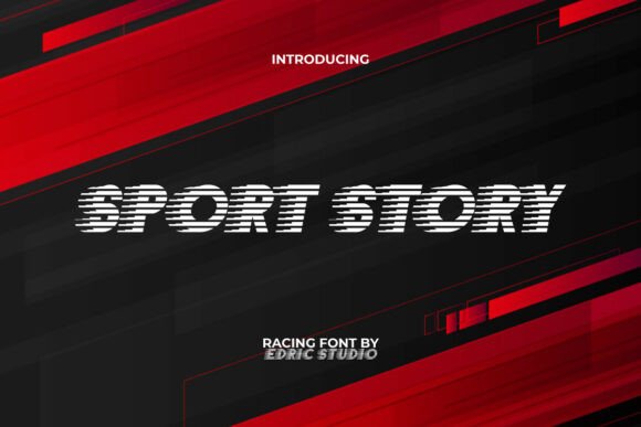 Sport Story: A High-Energy Typeface for Dynamic Web Design