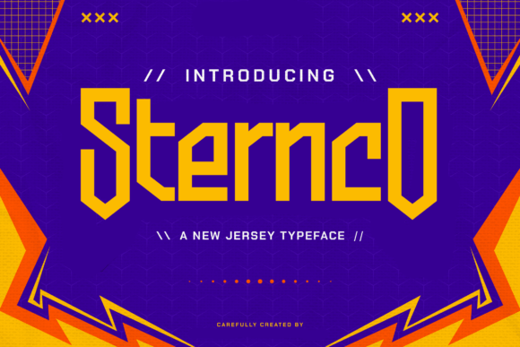 Sternco: A Bold Esport Display Typeface for Dynamic Editorial Design