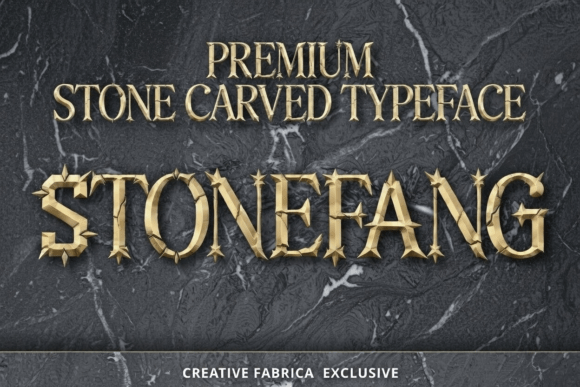 Stonefang: The Premium Typeface for Epic Digital Branding