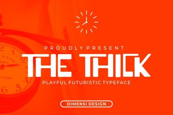The Thick: A Bold Display Font for Modern Web Design