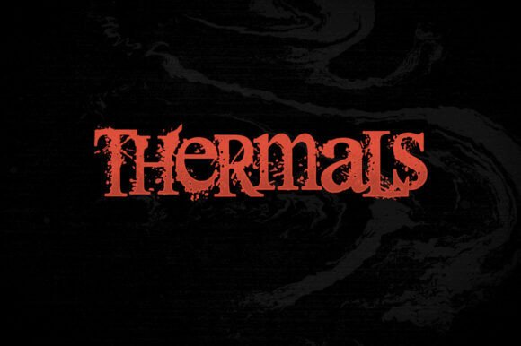 Thermals: A Bold Display Font for Dramatic Editorial Design