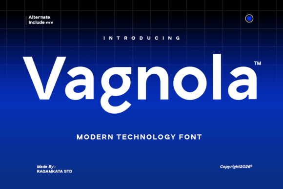 Vagnola: The Modern Technology Font for High-Impact Campaigns