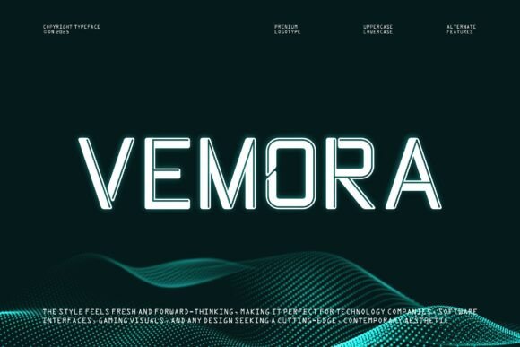 Vemora: The Futuristic Sans Serif Font for Digital Campaigns